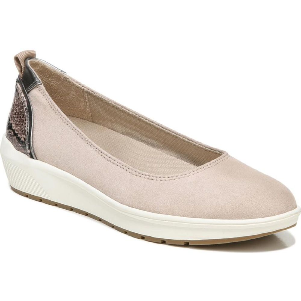 Naturalizer Womens Harris Taupe Lifestyle Wedges Slip-On Sneakers Flats NWT